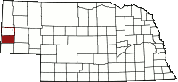 Banner County Nebraska Map