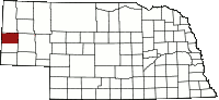 Scotts Bluff County Nebraska Map